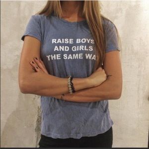 Rare Brandy Melville Raise Boys & Girls Same Way T